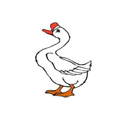 Duck with Red Hat