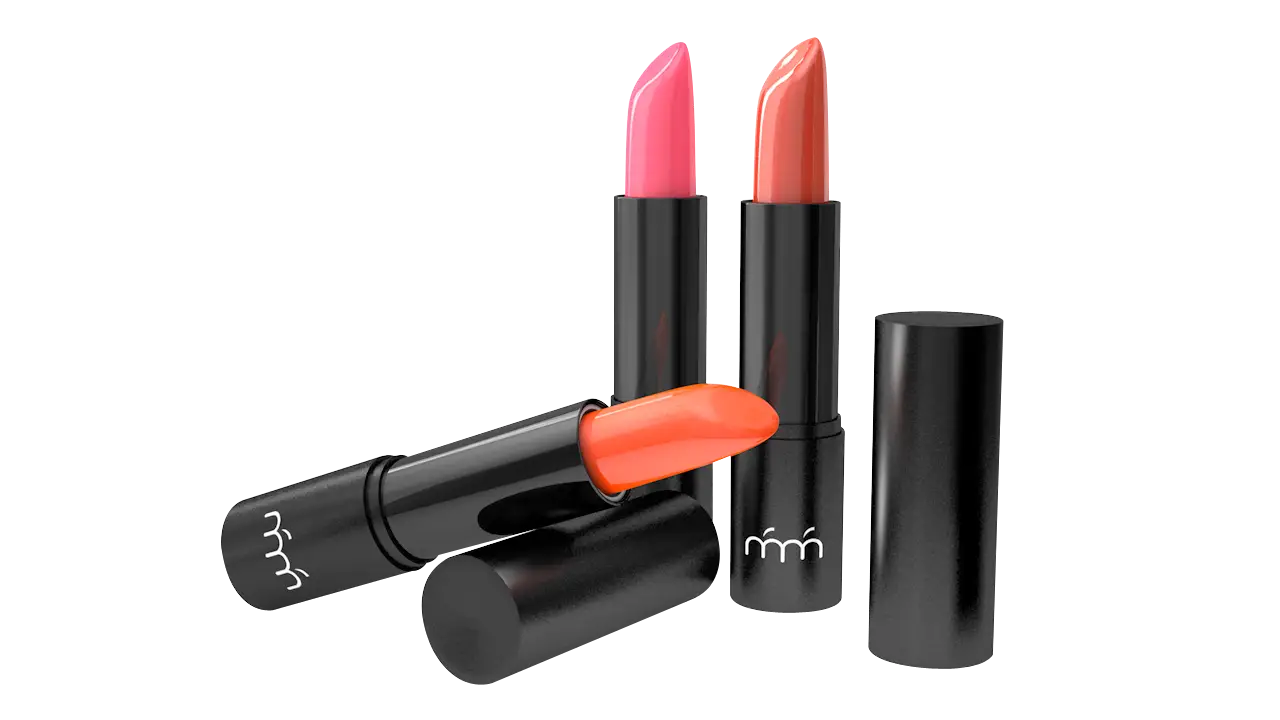 Vibrant Lipstick Collection in Pink and Orange Shades