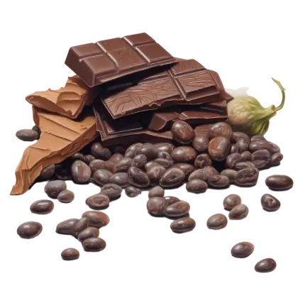 Chocolate Bars and Coffee Beans