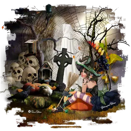 Halloween Witch Illustration
