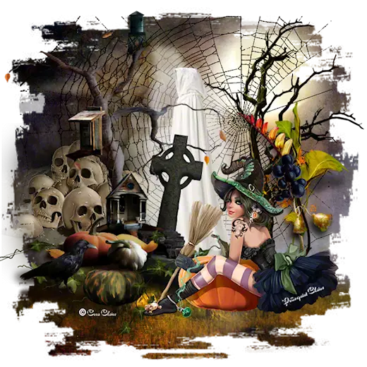 Halloween Witch Illustration