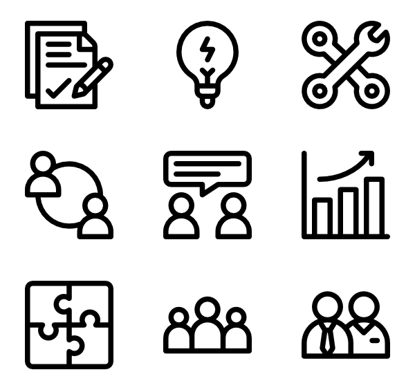 Business and Teamwork Icons