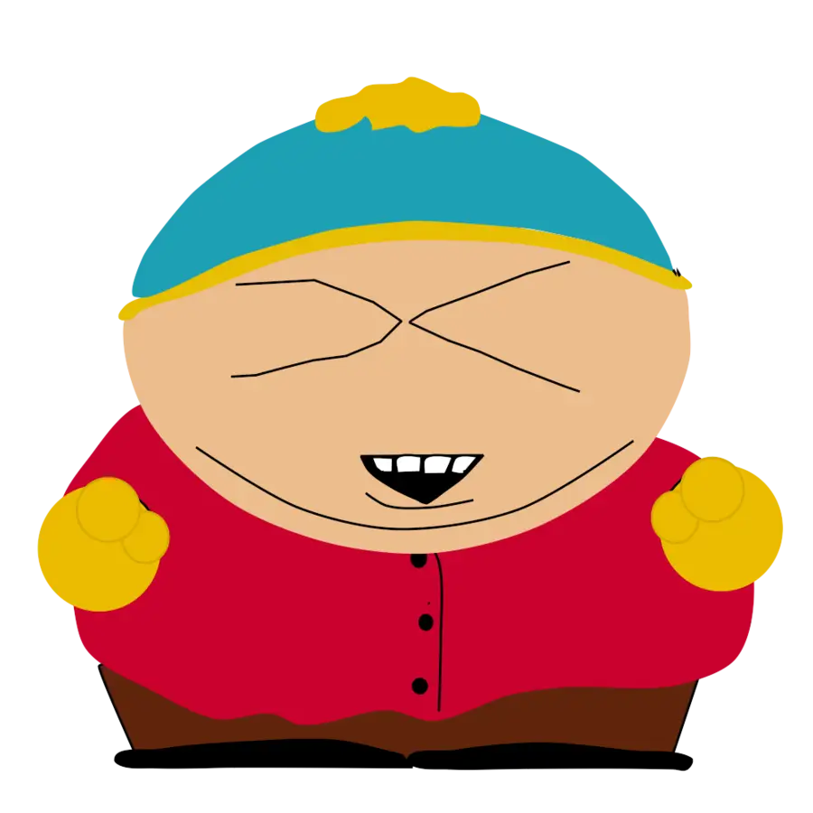 Cartoon Character in Red Shirt