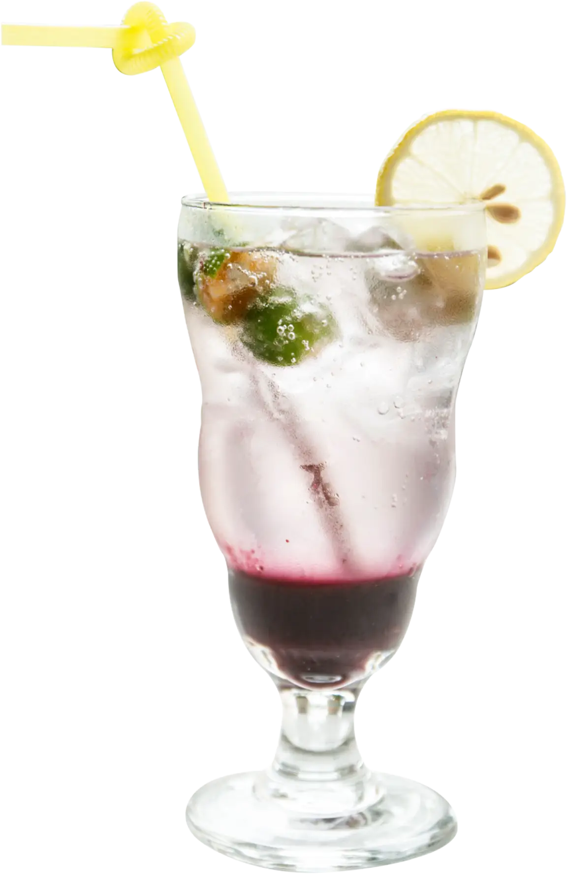 Refreshing Lemon Drink with Ice