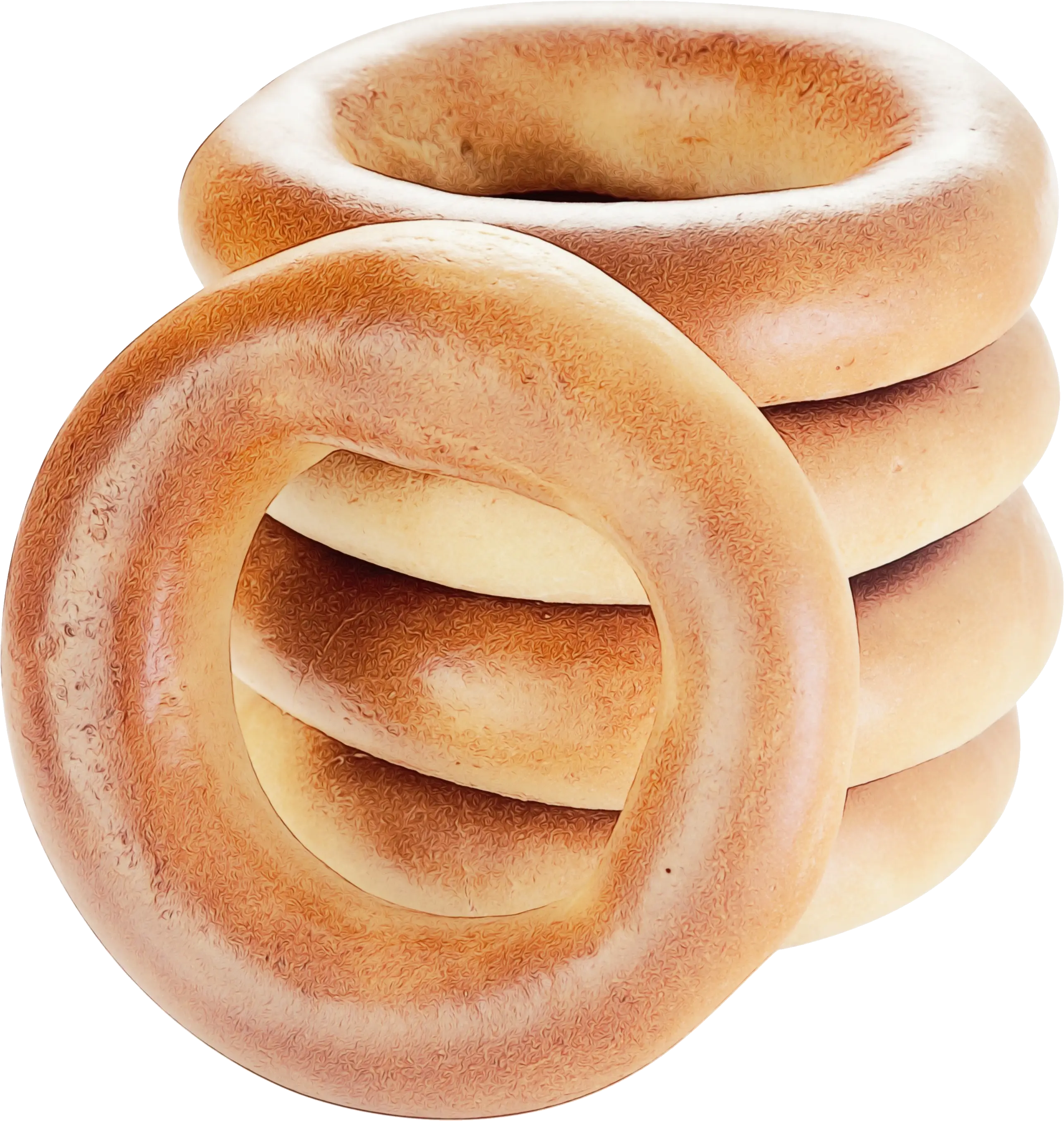 Stack of Traditional Bagels
