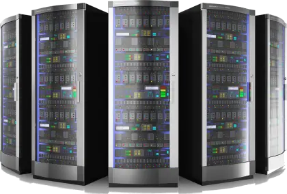 Server Racks in Data Center
