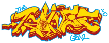 Vibrant Graffiti Art Text Design