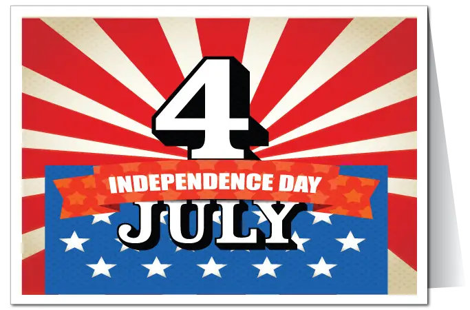 4th of July Independence Day Banner