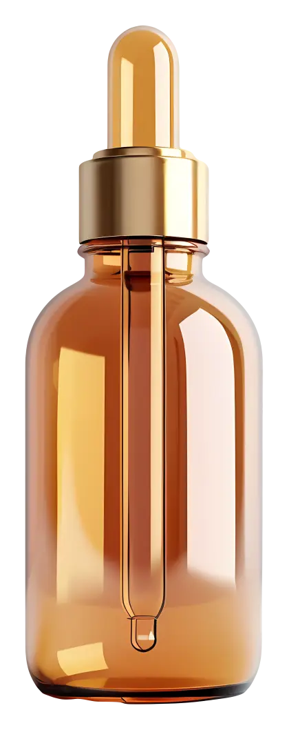 Amber Dropper Bottle