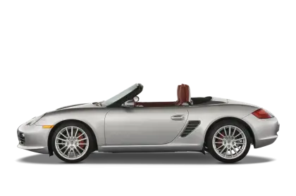 Convertible Silver Sports Car