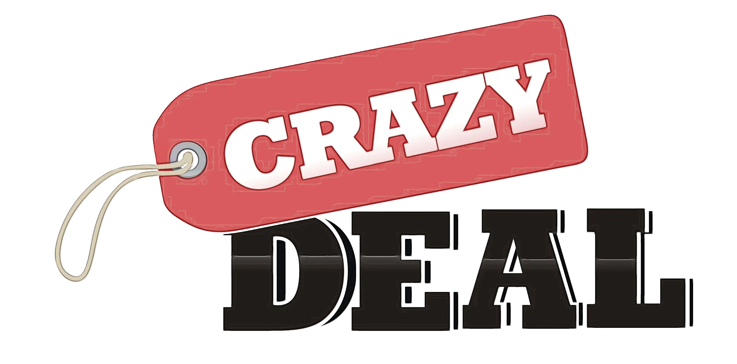 Crazy Deal Sale Advertising Tag