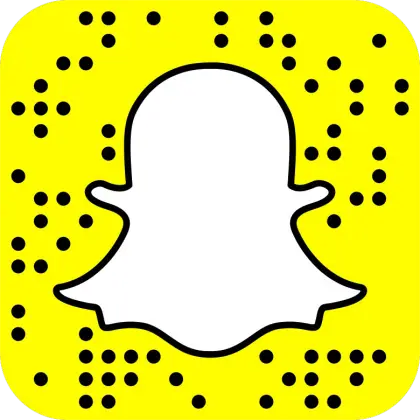Snapchat Logo with Yellow Background