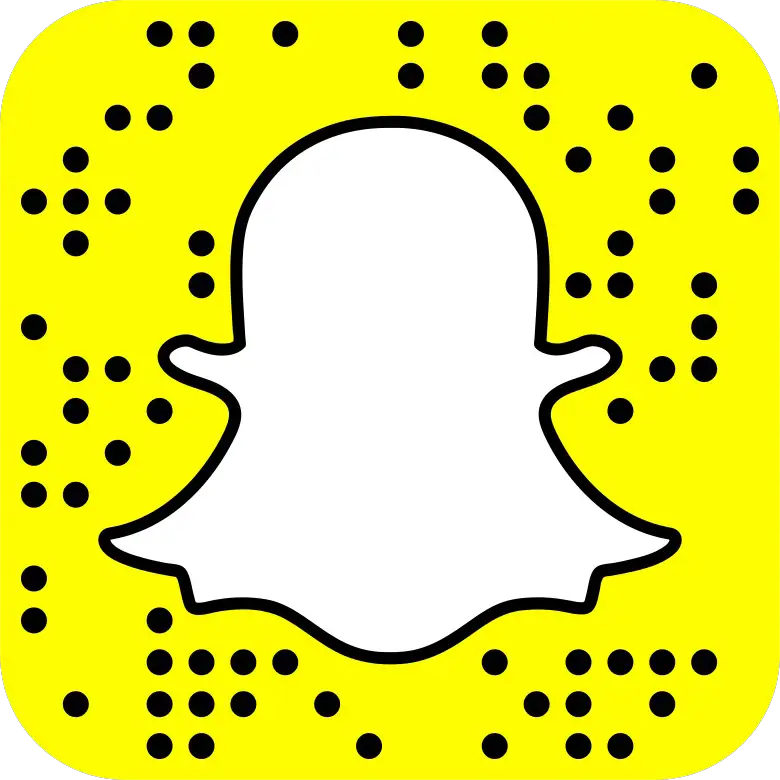Snapchat Logo with Yellow Background