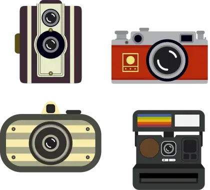Retro and Vintage Camera Illustrations