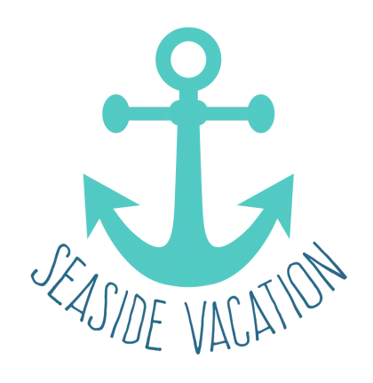 Seaside Vacation Anchor Logo