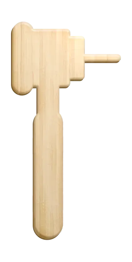 Wooden Dental Drill Tool