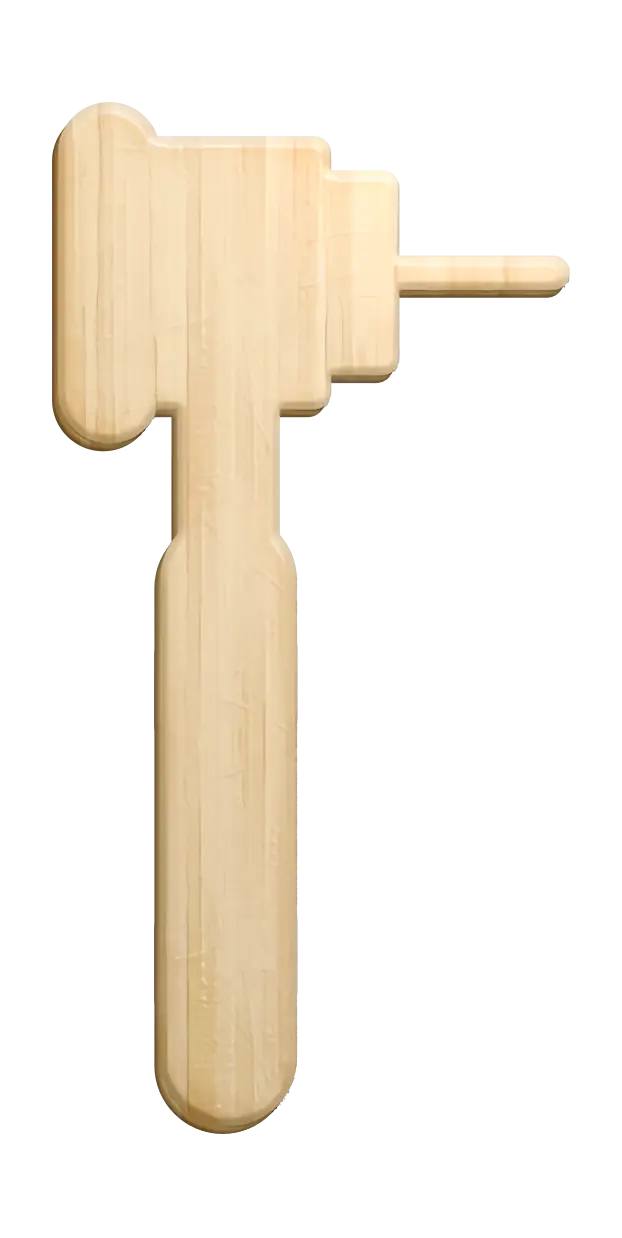 Wooden Dental Drill Tool