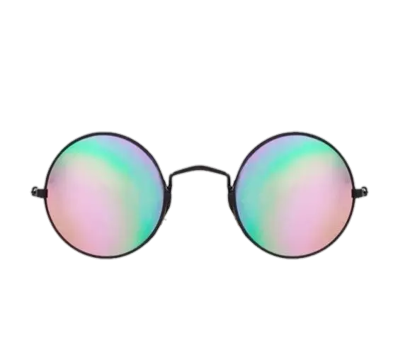 Round Sunglasses with Colorful Lenses