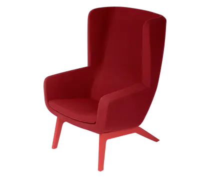 Modern Red Armchair for Home