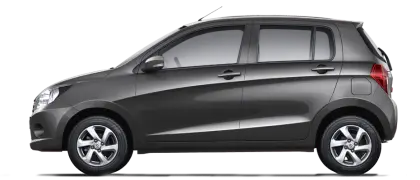 Gray Compact Hatchback Car Illustration
