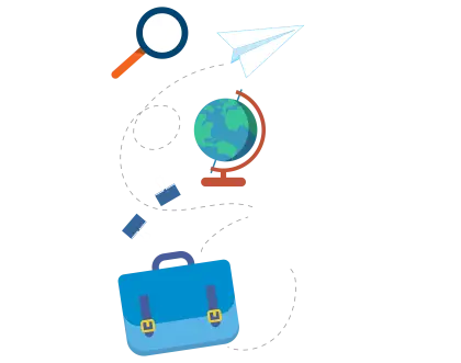 Travel Items Illustration