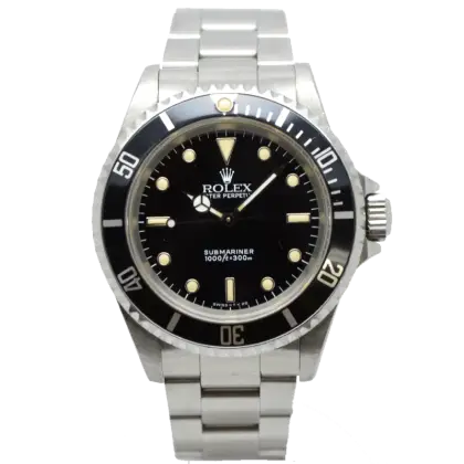 Luxury Rolex Watch with Black Dial