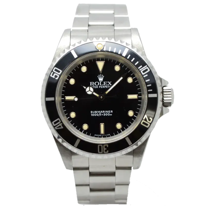 Luxury Rolex Watch with Black Dial