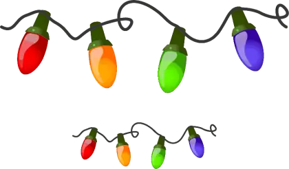Colorful String Lights for Holiday Decor