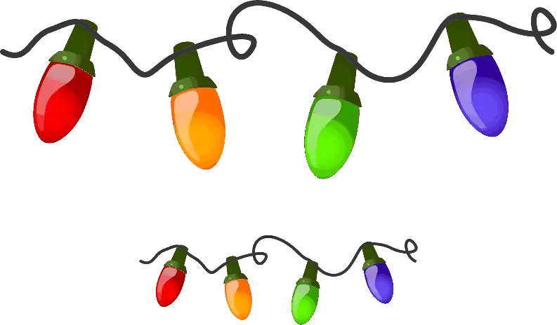Colorful String Lights for Holiday Decor