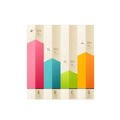 Colorful Bar Chart Infographic