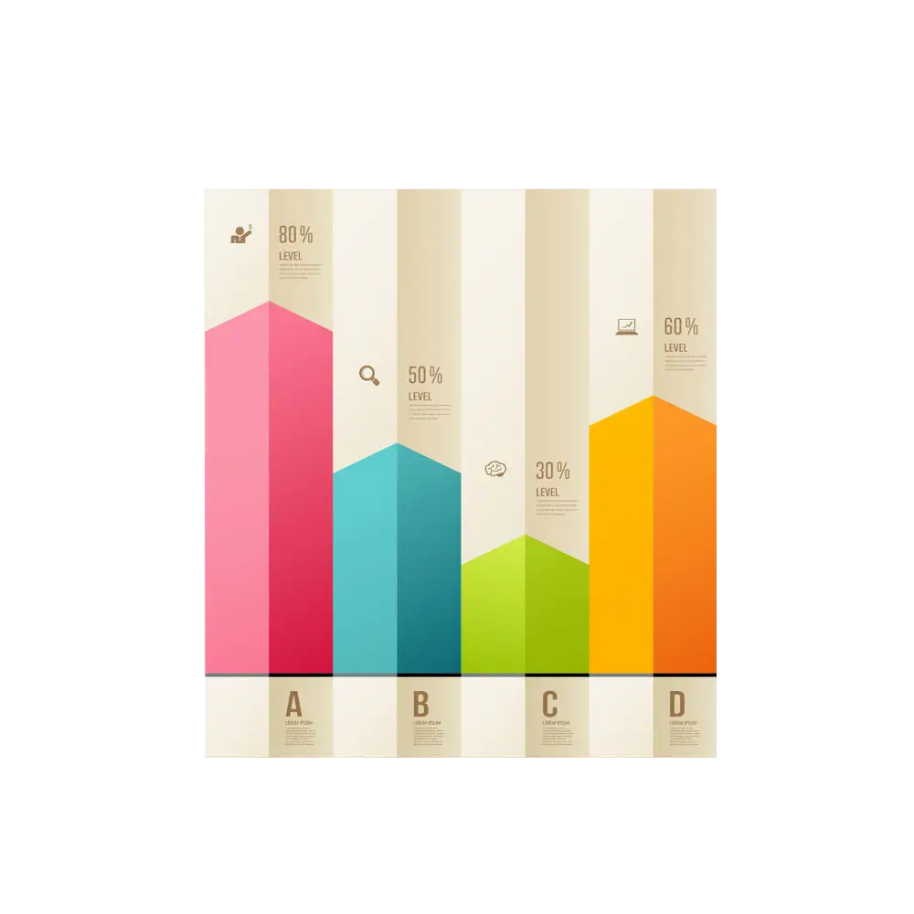 Colorful Bar Chart Infographic