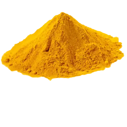 Pile of Yellow Turmeric Powder