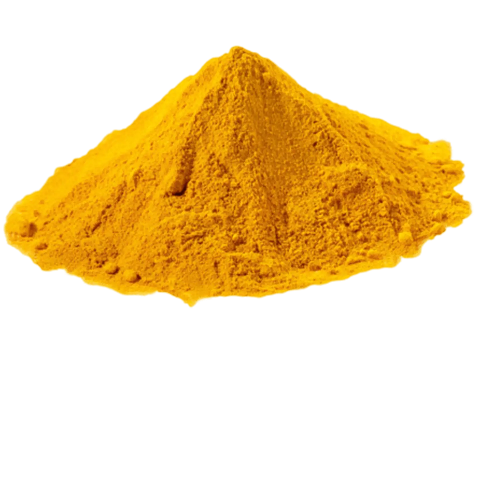Pile of Yellow Turmeric Powder