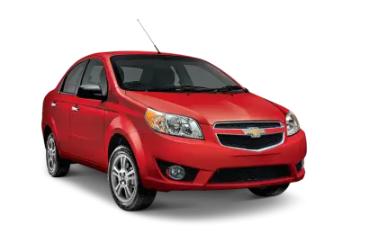 Red Chevrolet Sedan Close-Up