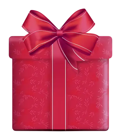 Red Gift Box with Ribbon