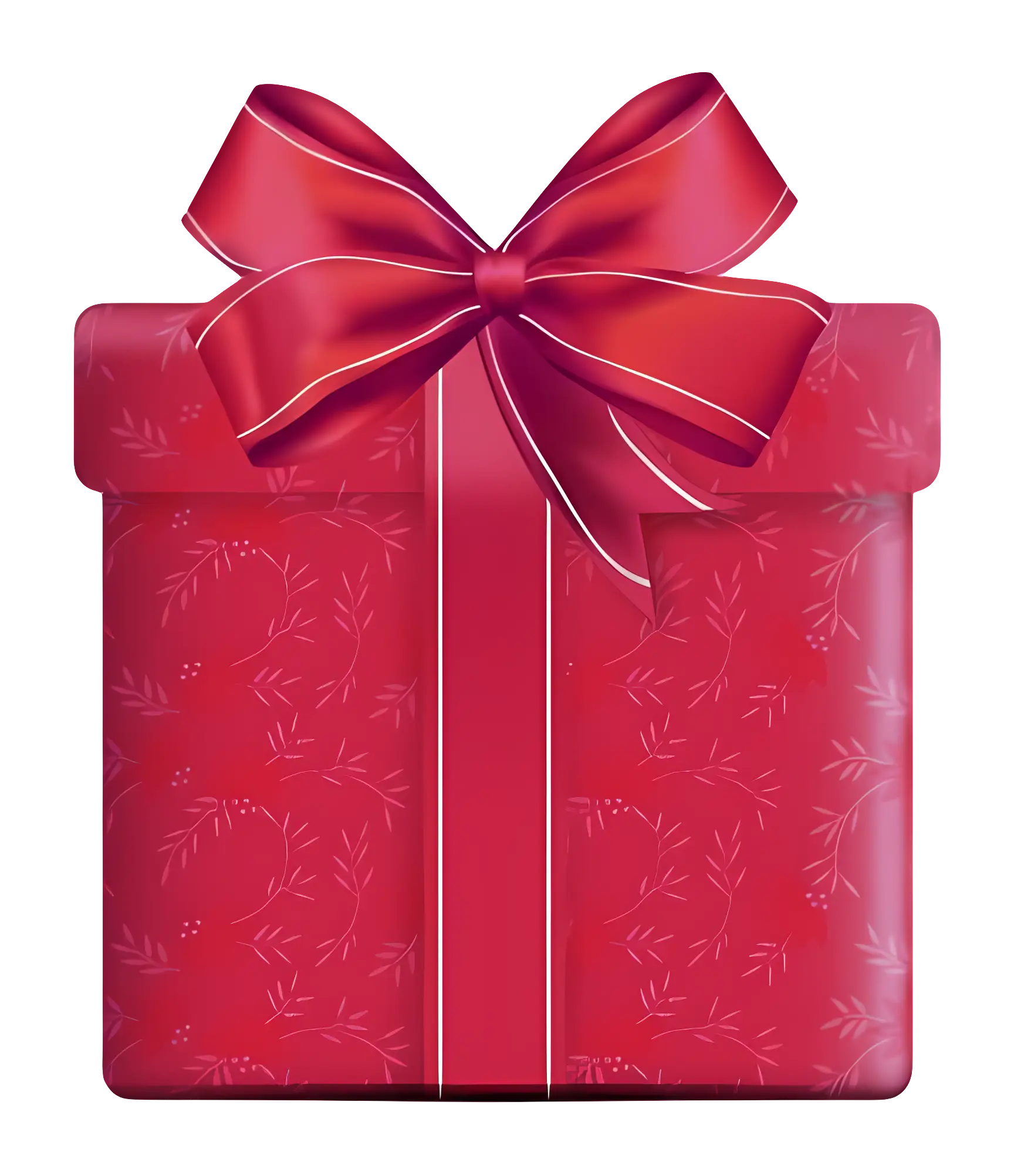 Red Gift Box with Ribbon