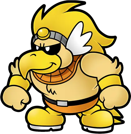 Cartoon Character with Helmet