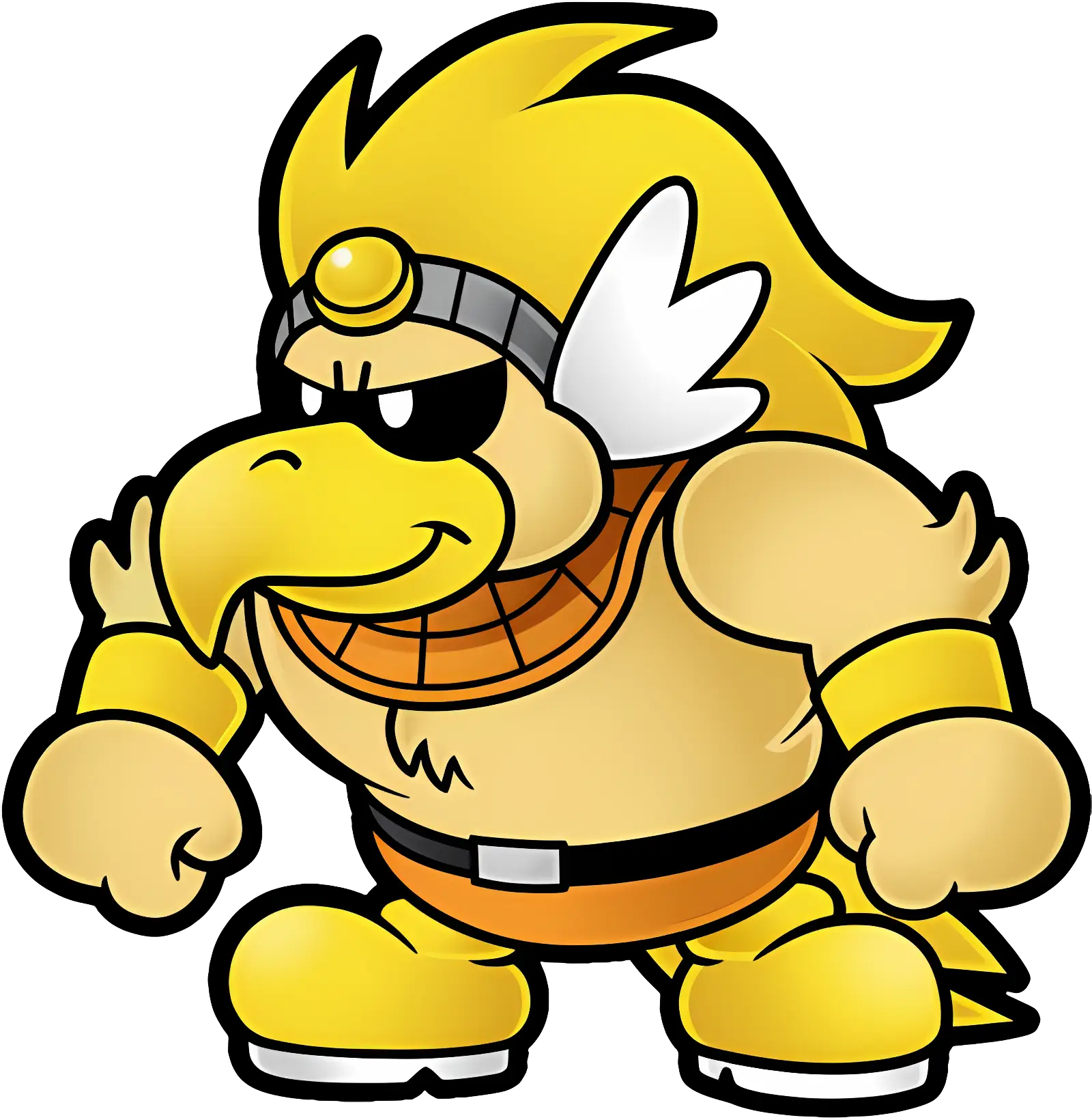 Cartoon Character with Helmet