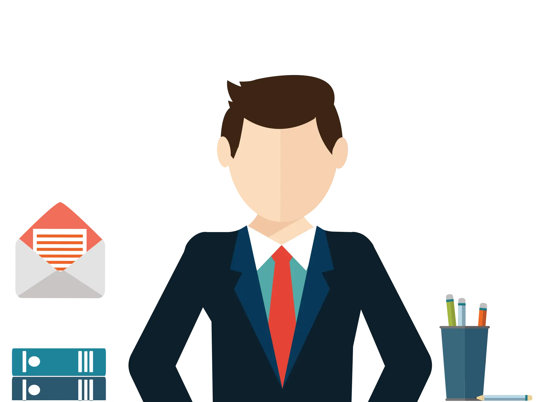 Businessman in Office Setting