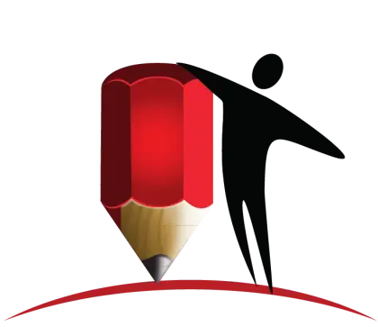 Person Holding a Red Pencil