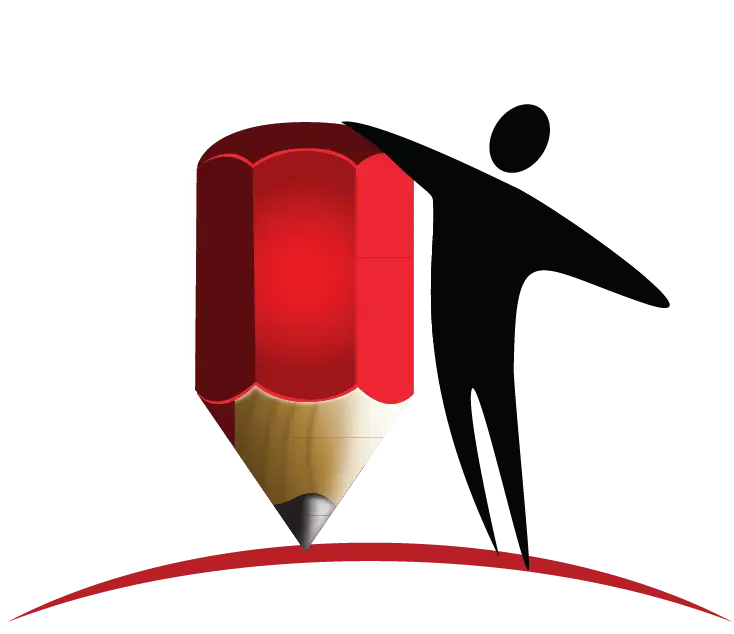 Person Holding a Red Pencil