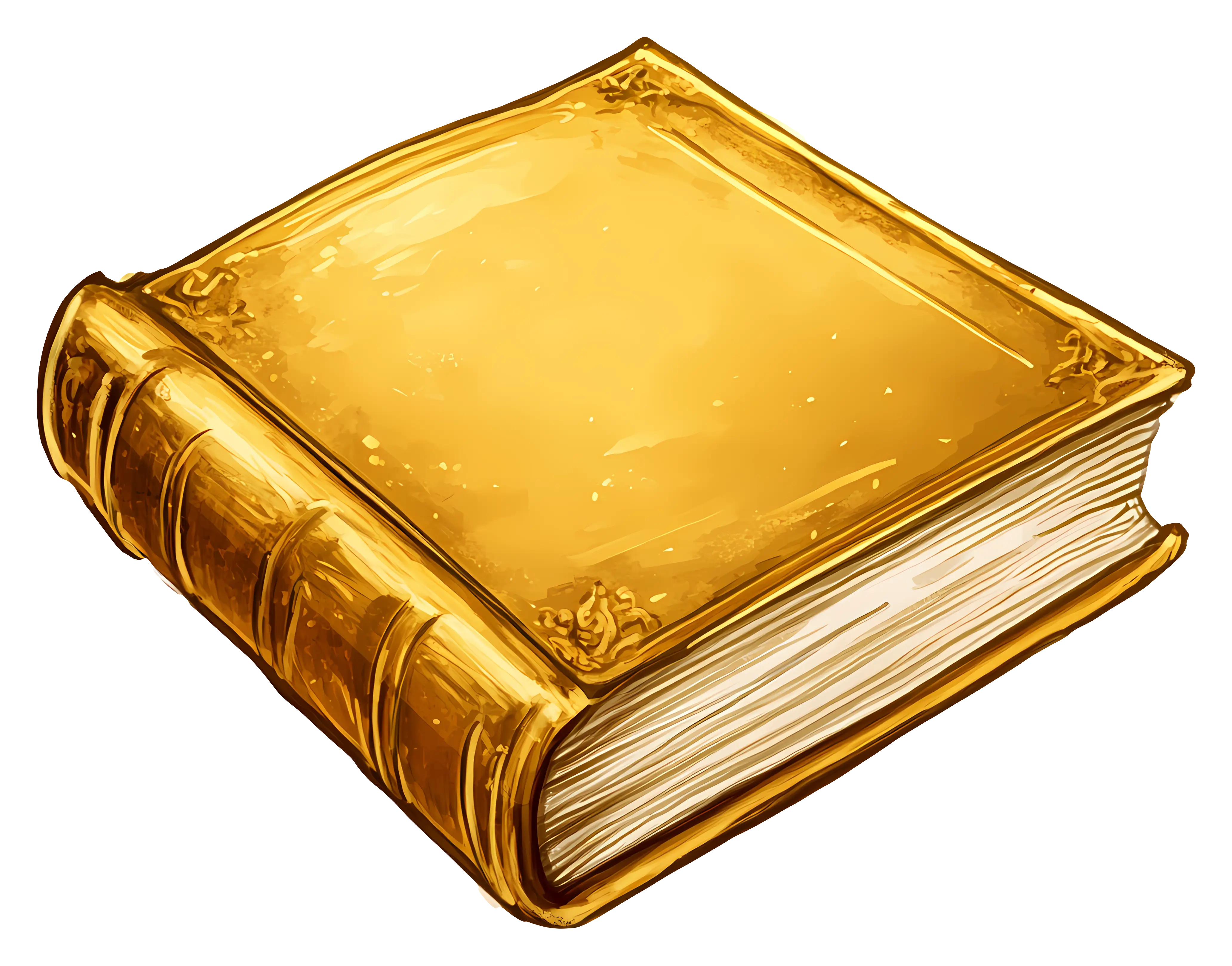 Antique Gold Book with Ornate Details