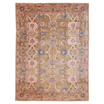 Patterned Rug with Intricate Design