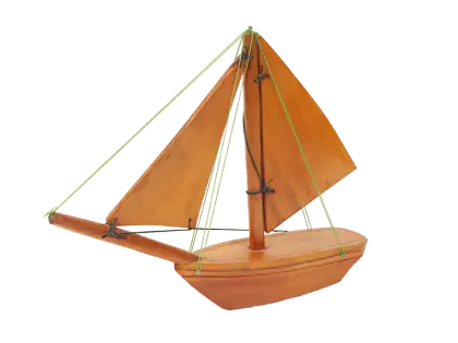 Decorative Wooden Model Sailboat