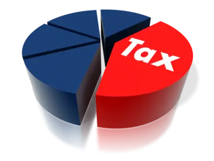 Tax Pie Chart Illustration