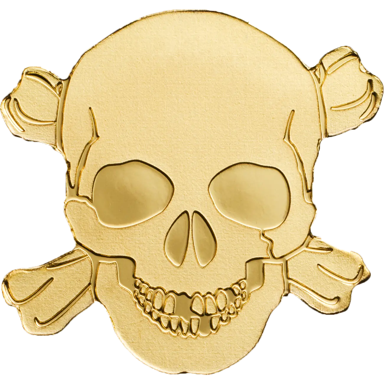 Gold Skull and Crossbones