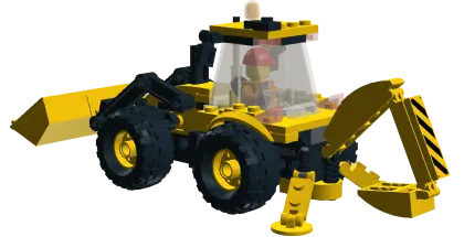 Yellow Toy Excavator for Kids