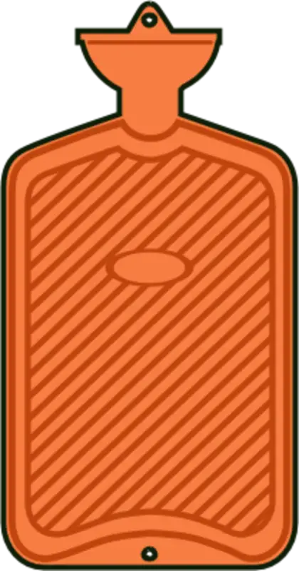 Orange Hot Water Bottle