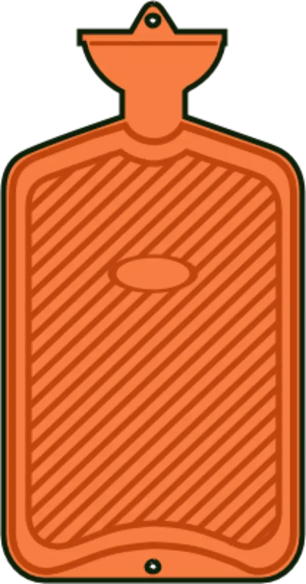 Orange Hot Water Bottle