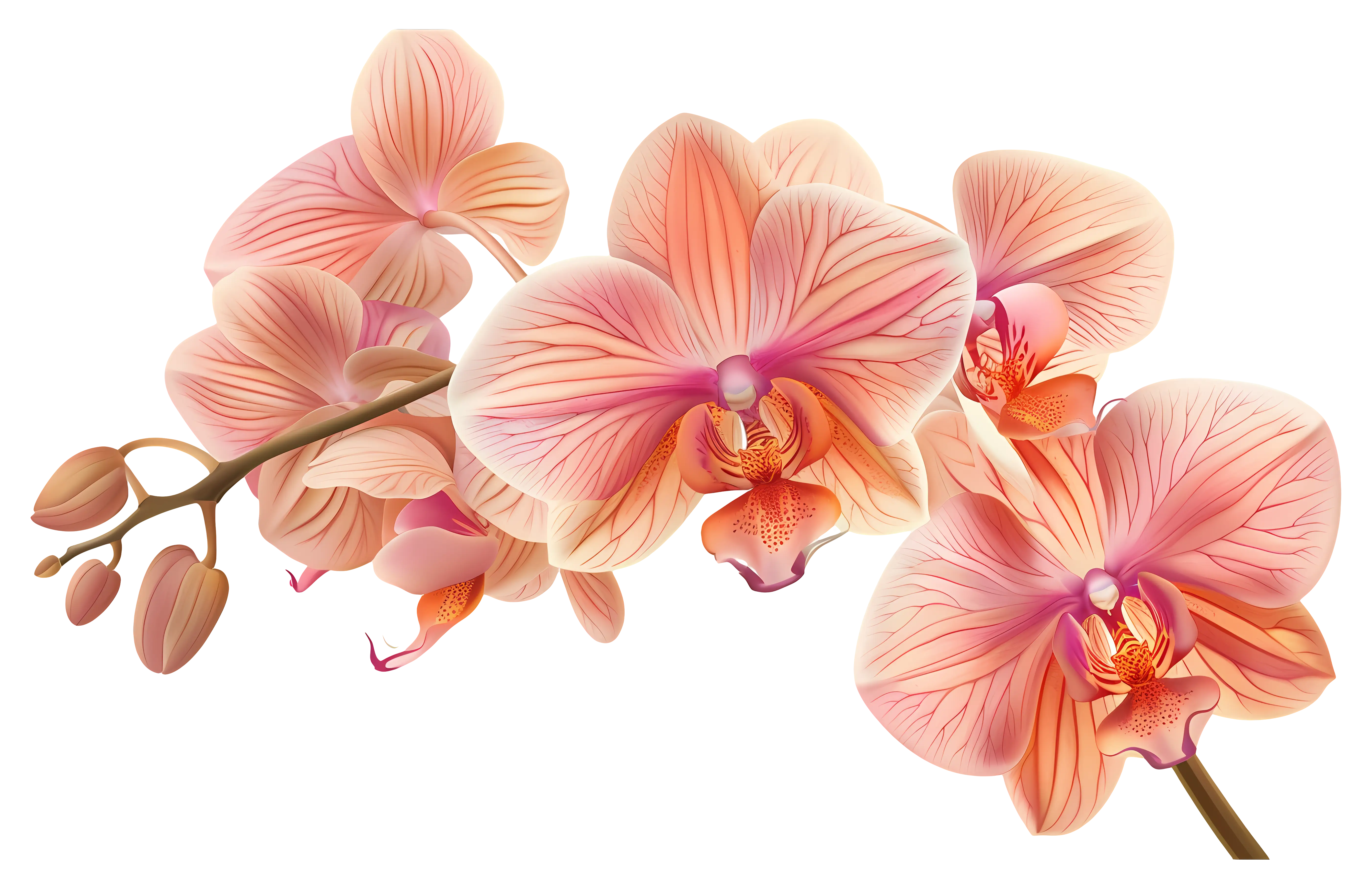 Beautiful Pink Orchid Flowers